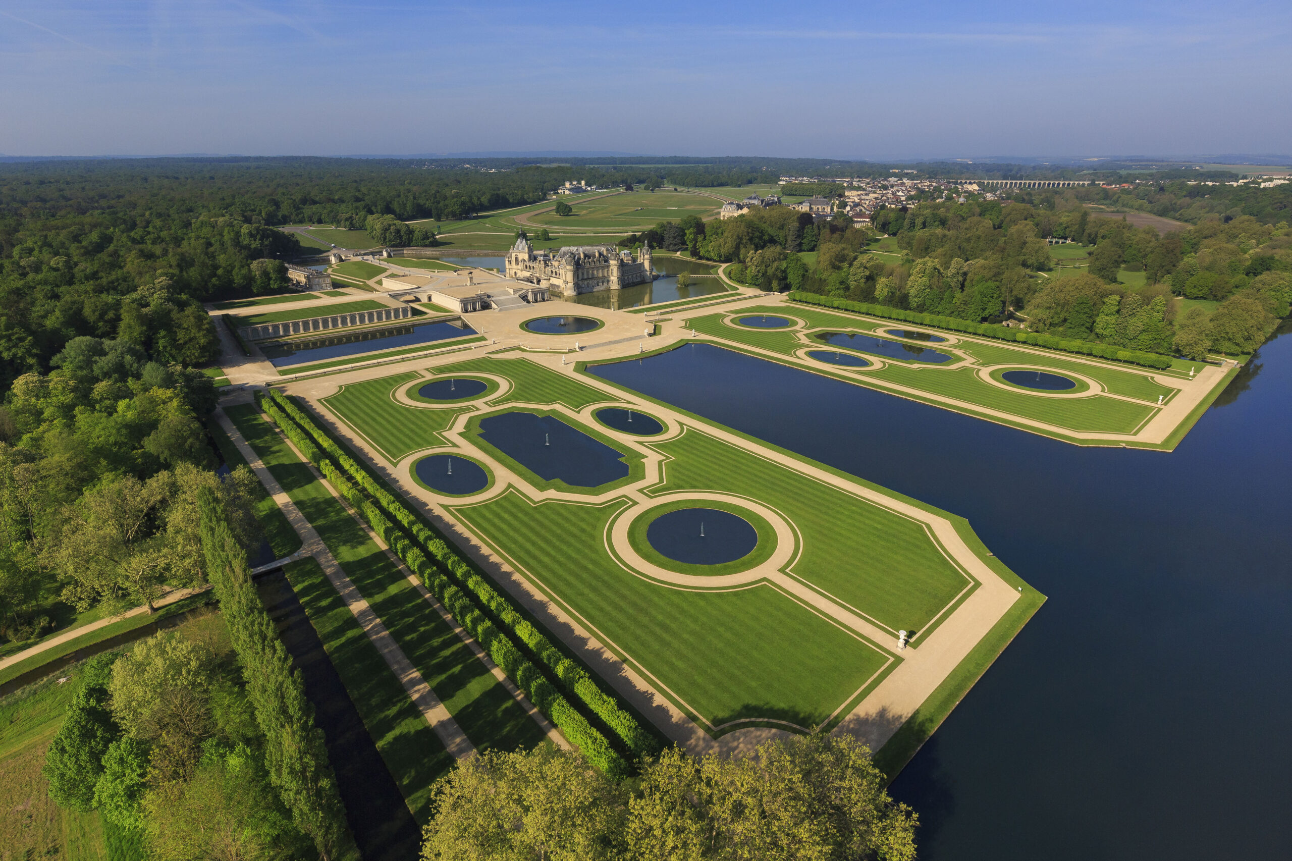 Le jardin à la française d'André Le Nôtre - Château de Chantilly